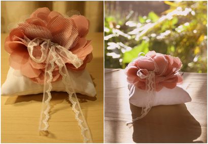 Braut DIY Tulle - Chiffon Stoff Blume Tutorial
