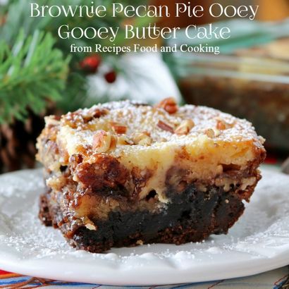 Brownie Pecan Pie Ooey Gooey Butterkuchen - Rezepte Essen und Kochen