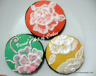 Pinsel Stickerei Cookies - Veena Azmanov