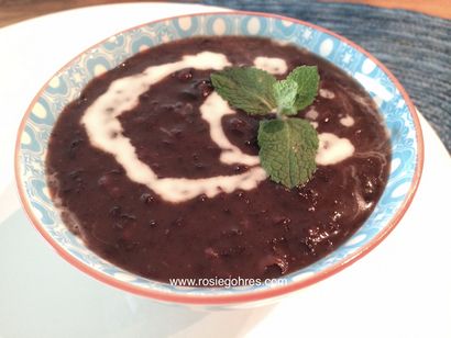 Bubur Pulut Hitam (Schwarz-klebriger Reis Dessert) - Rosie Gohres