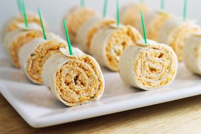 Buffalo Chicken Tortilla Pinwheels Rezept - Home Cooking Erinnerungen