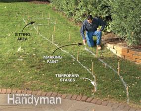 Construire une brique Pathway dans le jardin, Le Family Handyman