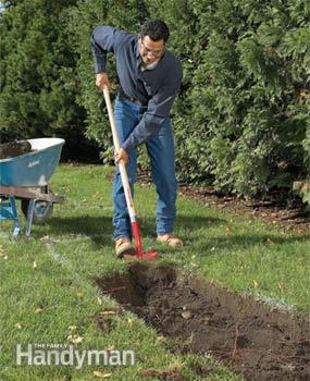 Build A Brick Weg im Garten, The Family Handyman