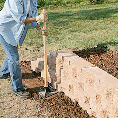 Bauen Sie eine Stützmauer mit Landschaft Blocks, Garden Club