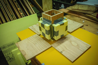 Erstellen Sie benutzerdefinierte Moulds eine Beton Japanische Laterne zu gießen, Make