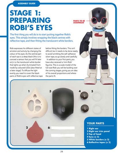 Construisez votre Robi, Kit Robot Bricolage, DeAgostini ModelSpace