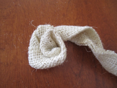 Fleurs Jute (toile de jute) Fleurs Burlap