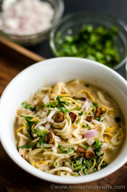 Birmanie Khao Suey - Le novice Femme au foyer (comment faire khao suey) Birmanie Khao Suey - Le novice Femme au foyer