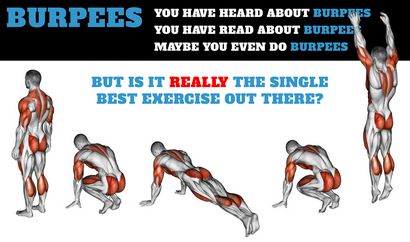 Burpees - Donne-moi une pause! Est-il vraiment le meilleur exercice jamais