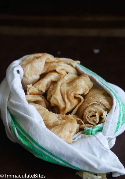 Buss jusqu'à fermer paratha roti - Bouchées Immaculée