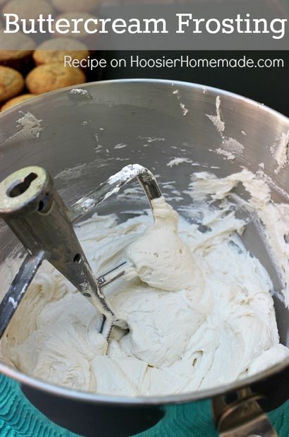 Glaçage crème au beurre - Hoosier maison