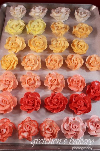 Roses Buttercream (Debbie Boscott dit Remerciez) Roses Buttercream