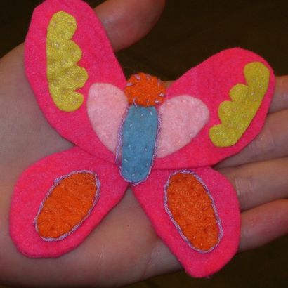 Clips papillon et cheveux Fleur, Jan Made It (clips) Clips papillon et cheveux Fleur, Jan Made It