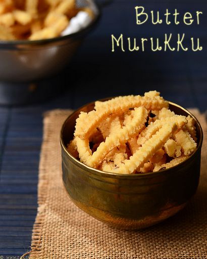 Butter Murukku Rezept, Easy Diwali Snacks - Raks Küche