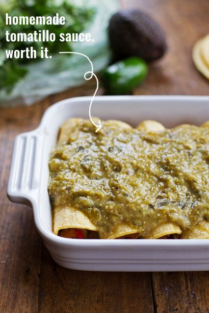 - Courge musquée champignons avec sauce enchiladas Tomatillo - Une pincée de Yum