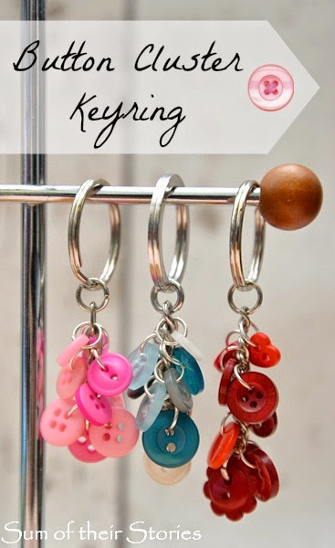 Bouton Cluster Key Ring - Somme de leurs histoires