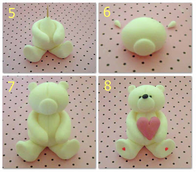 Sentiers Cake Comment faire un ours en peluche Fondant Tutorial