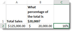 calculer les pourcentages