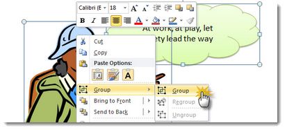 Avec les mots Callout Comment utiliser Microsoft PowerPoint pour le dessin Speech Bubbles sur la photo