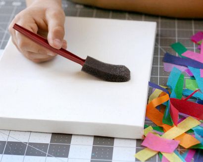 Leinwand-Malerei-Ideen für Kinder Mit Seidenpapier, Fiskars