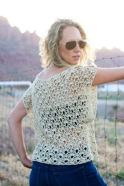 Canyonlands Boho Crochet Top - Motif gratuit - Faire - Do Crew