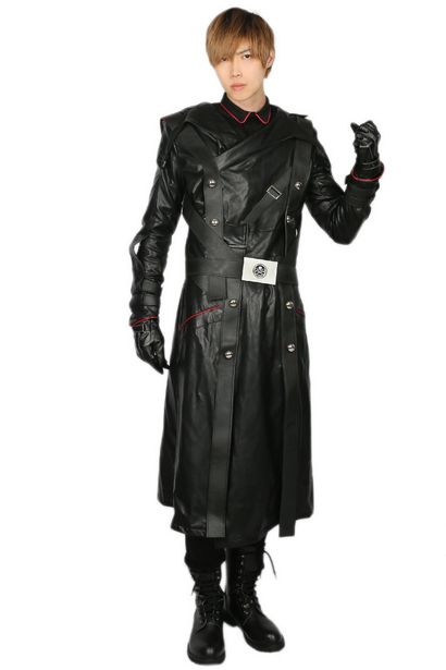 Captain America Red Skull Costume noir en cuir PU - Coton Costume les meilleurs masques Cosplay sur