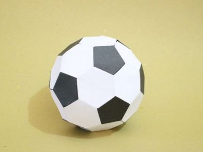 Fesselnde Wie Origami-Fußball, Spaß Origami-Seiten,