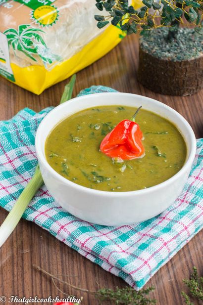 Soupe Caraïbes callaloo (style végétalien) - That Girl Cooks en bonne santé