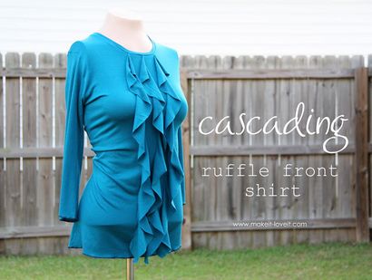 Cascading Ruffle Front, Frau - s Hemd, Make It und Love It