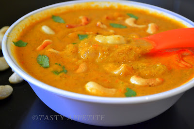 Masala Cashew (de noix de cajou) Cashew Masala