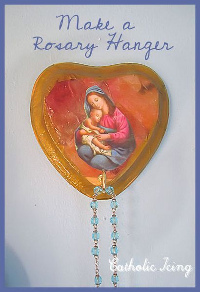 Catholique Craft- Faire un cintre Rosaire