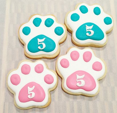 Chats - Chiens décorés Cookies Partie 3 Paw Cookies Imprimer ~ Mangues et Mayhem