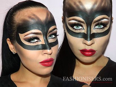 Catwoman Makeup Tutorial für Halloween, Fashionisers
