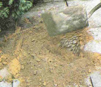 Zement und Sand Mörtel für das Maurer- UND GEBÄUDE, Häuser, Wohnungen, Wohnen, SACH BRICKS,