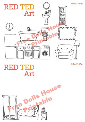 Cereal Box faltbare Puppe - s House DIY (ideal zum Mitnehmen Haus) - Red Ted Kunst - s Blog