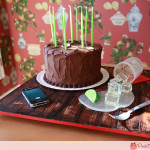 Champagne argent Seau gâteau - gâteaux d'anniversaire