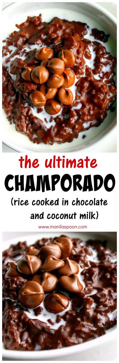 Champorado (Filipino Schokolade Reisbrei