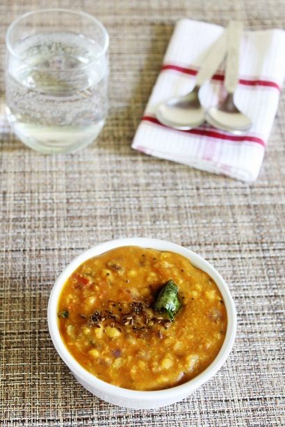 Chana dal Recette (Punjabi chana dal recette masala) chana dal frire