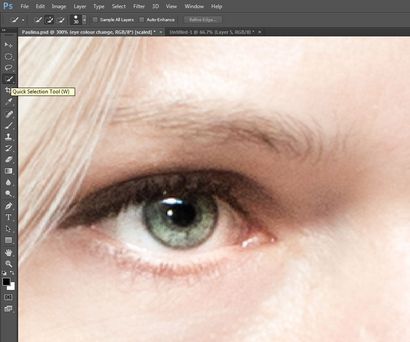 Ändern Augenfarbe in Adobe Photoshop Creative Cloud - CC oder CS6
