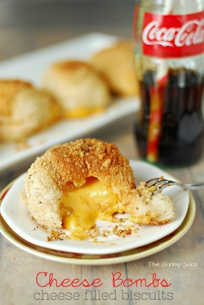 Bombes de fromage ~ fromage rempli Biscuits