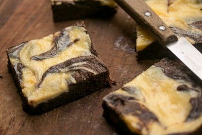 Gâteau au fromage Brownie Recette - David Lebovitz