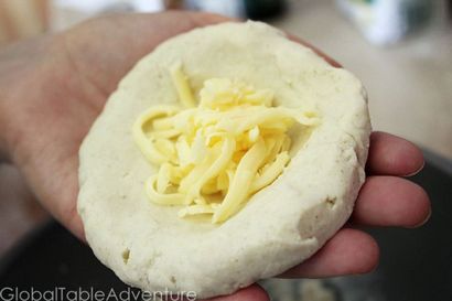 Käse Pupusas, Pupusas de Queso, Globale Tabelle Abenteuer