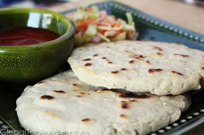 Fromage Pupusas, Pupusas de queso, Global Table Aventure