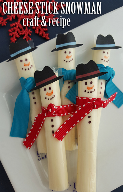 Fromage Bâton Bonhomme de neige Craft - Snack - Le mode de vie Bandit