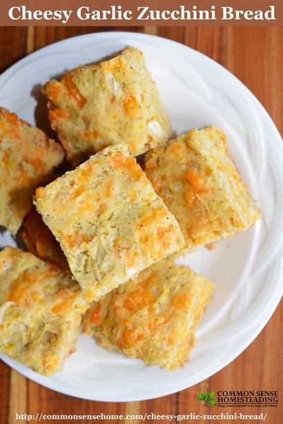 Ail gratiné Zucchini Pain - Grand avec frais ou congelé Zucchini (pain) Ail gratiné Zucchini Pain - Grande avec Zucchini frais ou congelé
