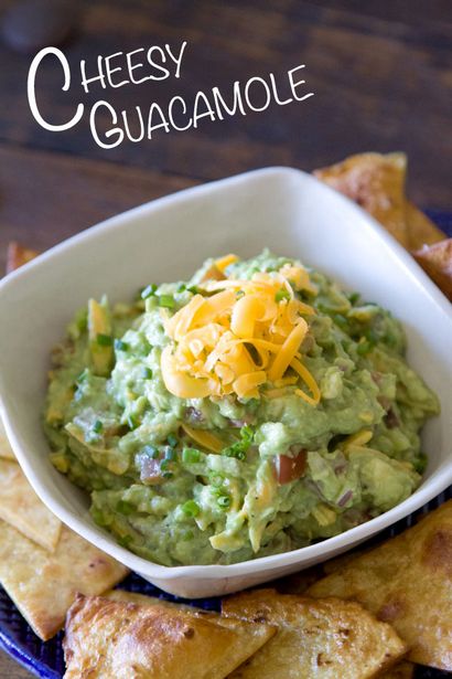 Cheesy Guacamole Recette