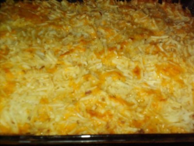 Cheesy rissolées Casserole, Plate Sud