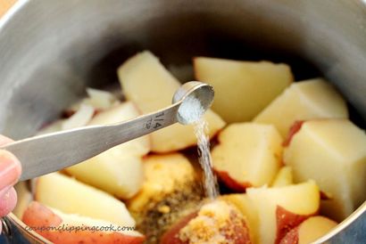 Cheesy Pomme de terre rouge Mash, coupon Clipping Cook (clipping) Cheesy Pomme de terre rouge Mash, coupon Clipping Faire cuire