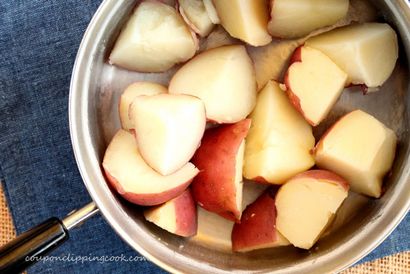Cheesy Pomme de terre rouge Mash, coupon Clipping Cook (beurre) Cheesy Pomme de terre rouge Mash, coupon Clipping Faire cuire