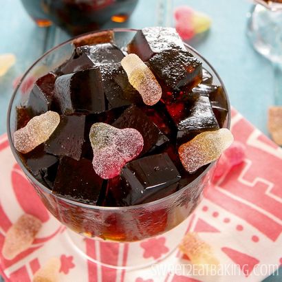 Cherry Coca-Cola-Gelee (Jello) Jigglers Rezept